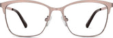 Rose Gold Browline Glasses #3216819