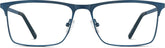 Metallic Blue Point Guard Glasses #3217016