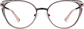 Rose Gold Cat-Eye Glasses #3225119