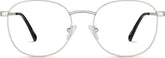 Silver Round Glasses #3230311