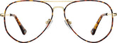 Tortoiseshell Aviator Glasses #3241225