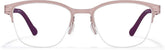 Pink Half Rim Glasses #3246919