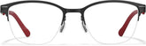 Black Half Rim Glasses #3246921