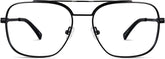 Black Yucca Aviator Glasses #328121