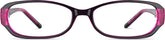 Purple Oval Glasses #338537