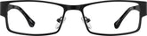 Black Rectangle Glasses #408521