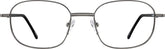Gray Rectangle Glasses #414812