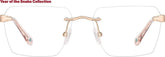 Rose Gold Customizable Opulence Glasses #417319