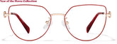 Red and Rose Gold Glowing Gaze #417418
