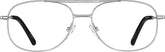 Silver Aviator Glasses #418911