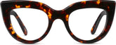 Tortoiseshell Cat-Eye Glasses #4412625