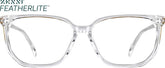 Clear Rectangle Glasses #4424723