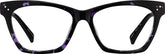 Purple Cat-Eye Glasses #4428217
