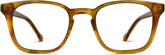 Amber Square Glasses #4429315