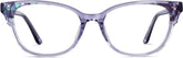 Purple Cat-Eye Glasses #4436117