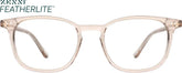 Tawny Square Glasses #4437419