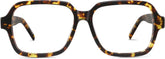 Tortoiseshell Square Glasses #4444325