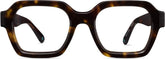 Tortoiseshell Square Glasses #4452325