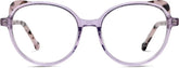 Purple Kids' Round Glasses #4455417