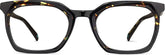 Tortoiseshell Premium Geometric Glasses #4458049
