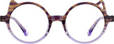 Purple Kids' Round Glasses #4462317