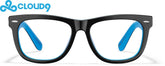 Black and Blue Cloud9 Lifestyle Square Eyeglasses #4482121