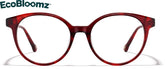 Red Tortoiseshell Round Glasses #4482418