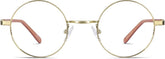 Gold Round Glasses #450114