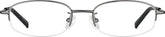 Gray Oval Glasses #450312