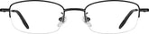Black Rectangle Glasses #461821