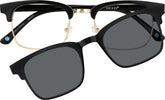 Black World View Polarized Clip-on Glasses #542321