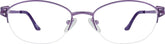 Purple Oval Glasses #557917