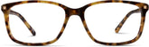Tortoiseshell Rectangle Glasses #636525