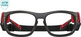 Bulls Black and Red Kids' Sport Protective Goggles #743421