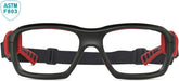 Bulls Black and Red Sport Protective Goggles #743521