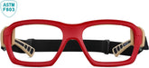49ers Scarlet and Gold Sport Protective Goggles #743528