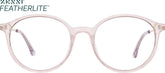 Purple Round Glasses #7810017