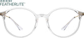 Clear Round Glasses #7810023