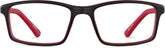 Red Kids’ Rectangle Glasses #7812718