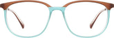 Sea Square Glasses #7813124