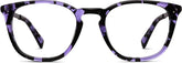Purple Square Glasses #7817639