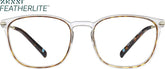 Classic Tortoiseshell Square Glasses #7818725