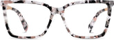 Tortoiseshell Square Glasses #7821339