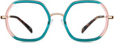 Cotton Candy Geometric Glasses #7824816