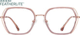 Pink Geometric Glasses #7828719