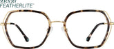 Tortoiseshell Geometric Glasses #7828725