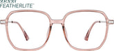 Pink Square Glasses #7837719