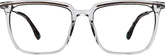 Clear/Brown Open Road Glasses #7838115