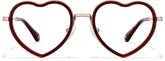 Red Heart-Shaped Glasses #7839218
