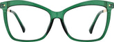 Green Cat-Eye Glasses #7840724